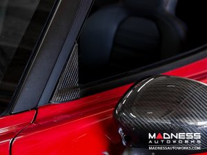 Alfa Romeo 4C Door Trim - Carbon Fiber - Exterior Door Triangle Trim